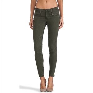 AG The Moto Legging Zipper Olive 25R